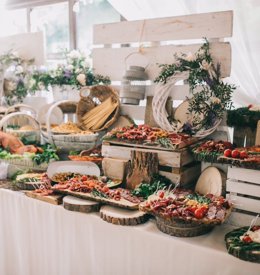 Wedding Table with Appetizers