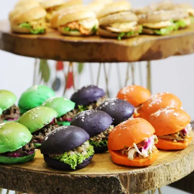 mini burgers and sandwiches catering